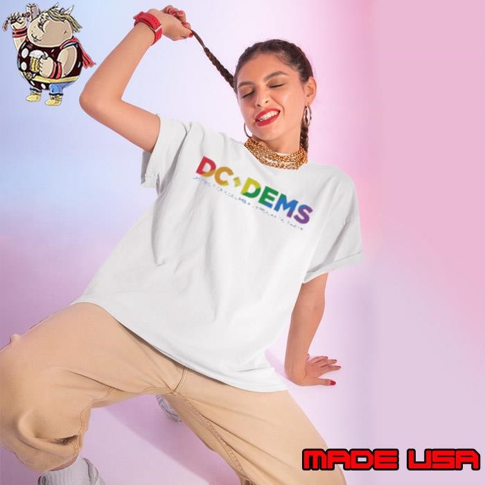DC Dems LGBT Pride Ladies tee