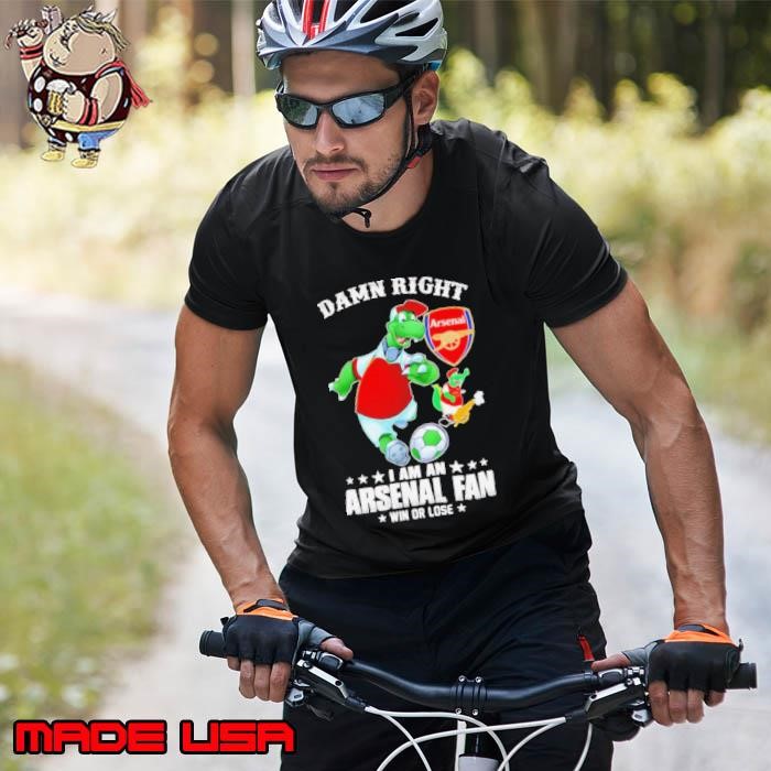 Damn right I am an Arsenal fan win or lose mascot Unisex