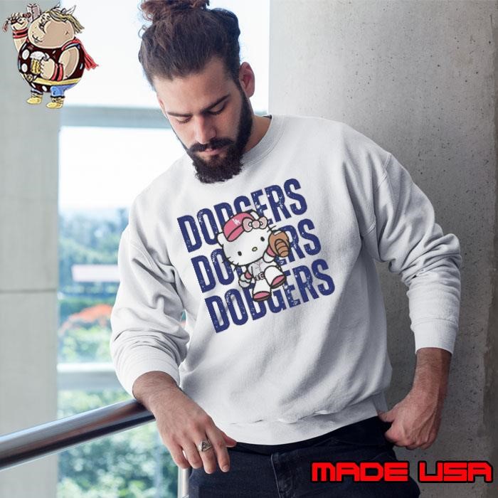 Dodgers Baseball Hello Kitty Sweatshirt