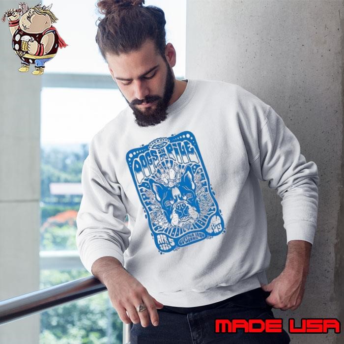 Dogs in a Pile Buffalo Iron Works Buffalo Sweatshirt