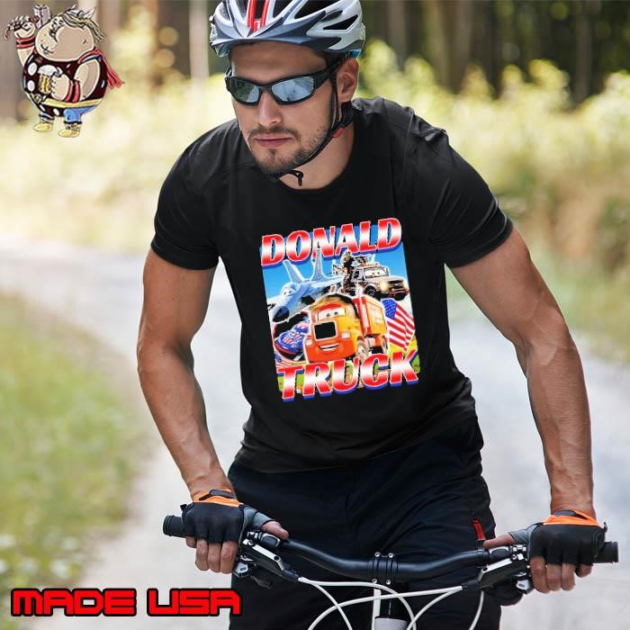 Donald Truck cartoon USA flag Unisex