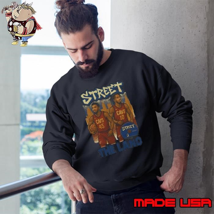 Donovan Mitchell and Darius Garland Cleveland Cavaliers NBA Basketball Street The Land Sweatshirt