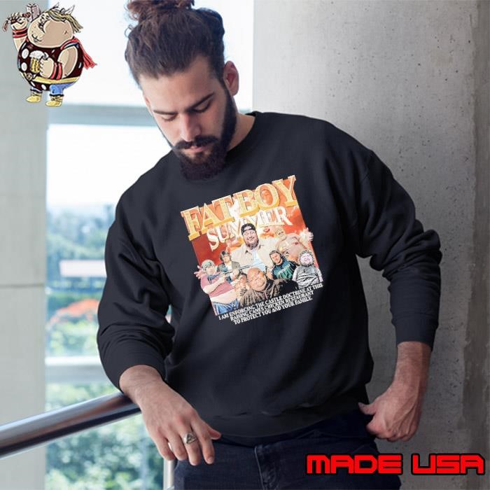 Fat boy summer I am enforcing the castle doctrine Sweatshirt