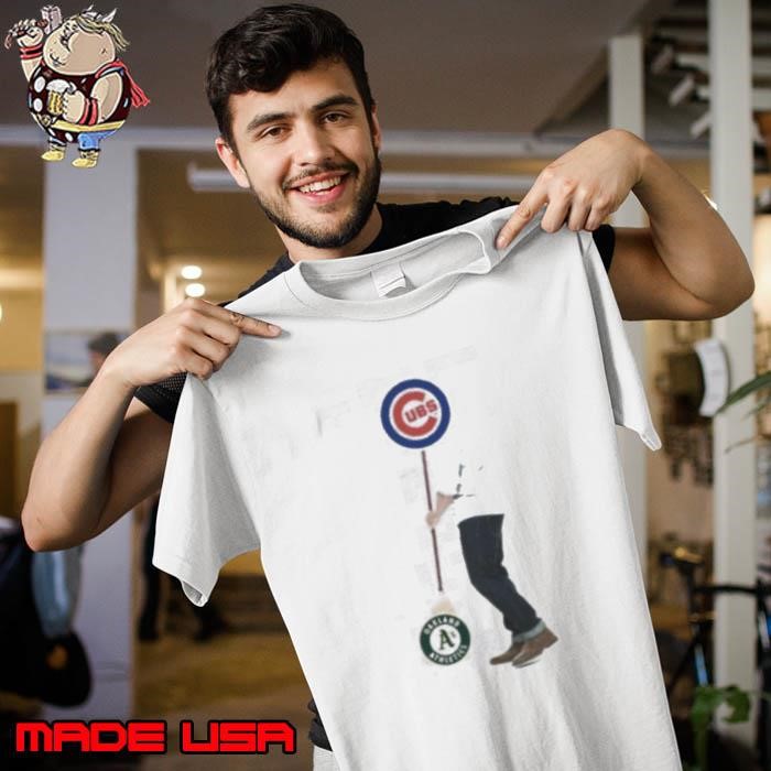 First sweep of the season Chicago Cubs win Oakland Athletics Unisex