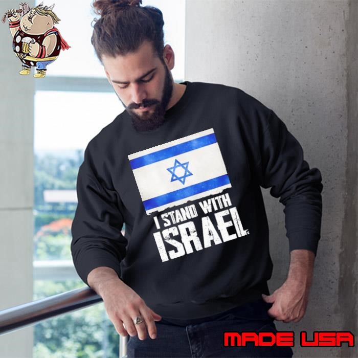 Flag I stand with Israel Sweatshirt