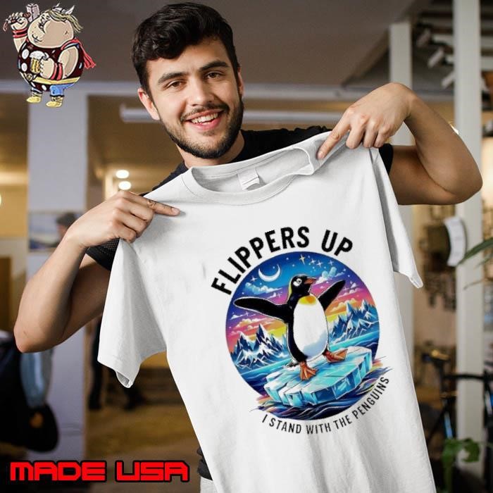 Flippers up I stand with the penguins night Unisex
