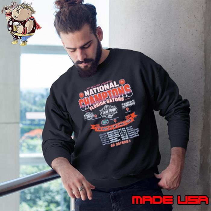 Florida Gators Original Retro Brand 2025 NCAA Men’s Basketball National Champions T Sweatshirt