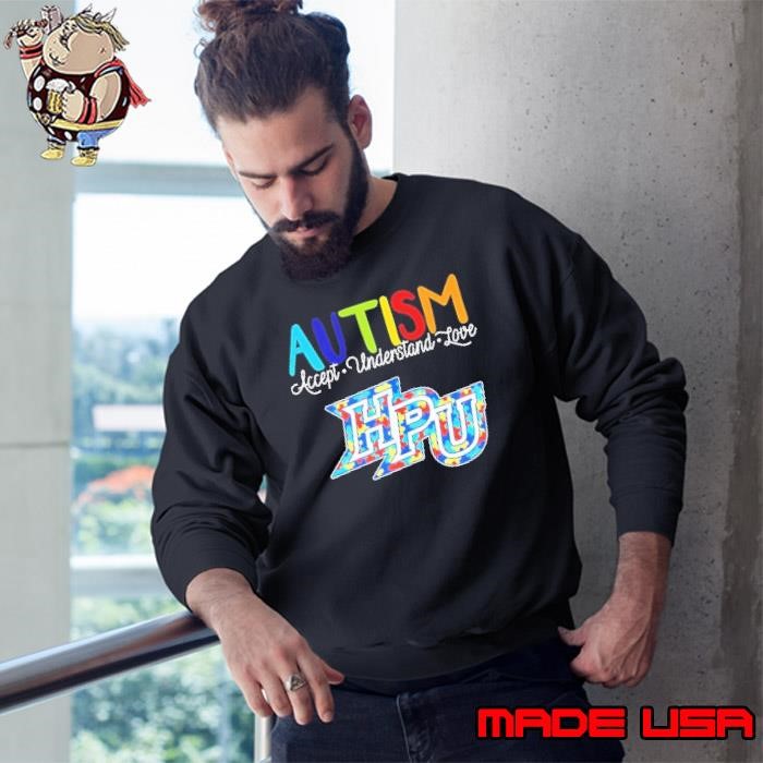 High Point Panthers Autism accept understand love Sweatshirt