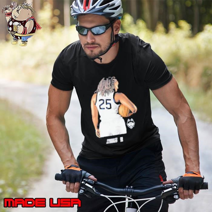 Ice Brady Uconn Huskies 2025 March Madness Portrait behind Unisex