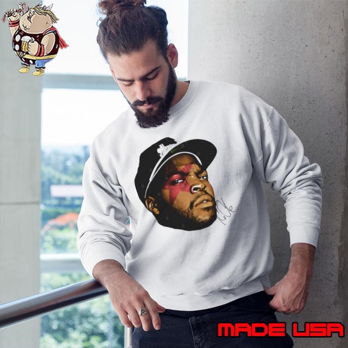 Ice Cube Rapper Face Signature Sweatshirt