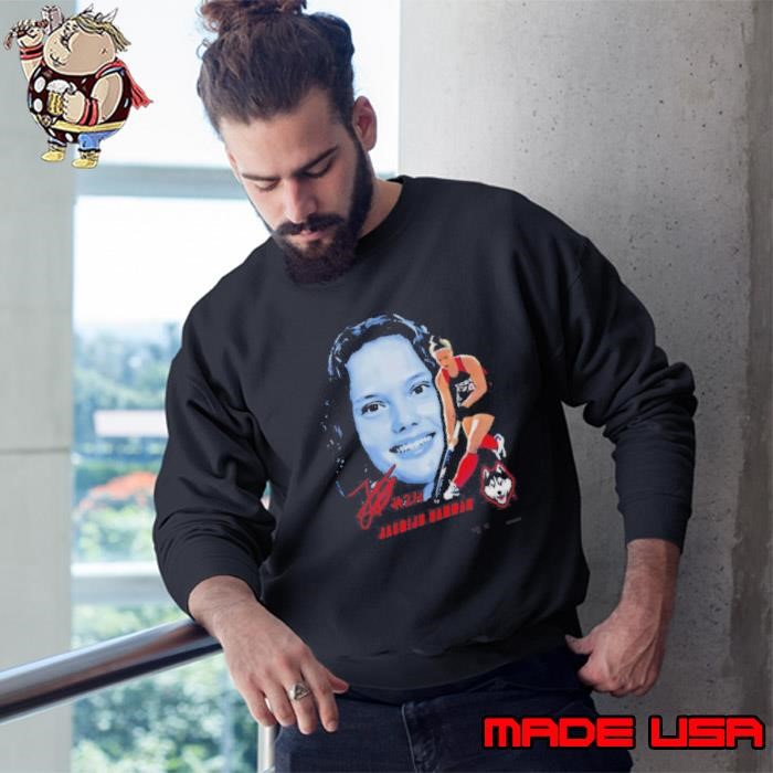 Jasmijn Damman Uconn Huskies Portrait Sweatshirt