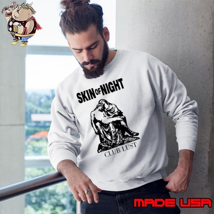Joe Budden wearing skin of night club lust Sweatshirt