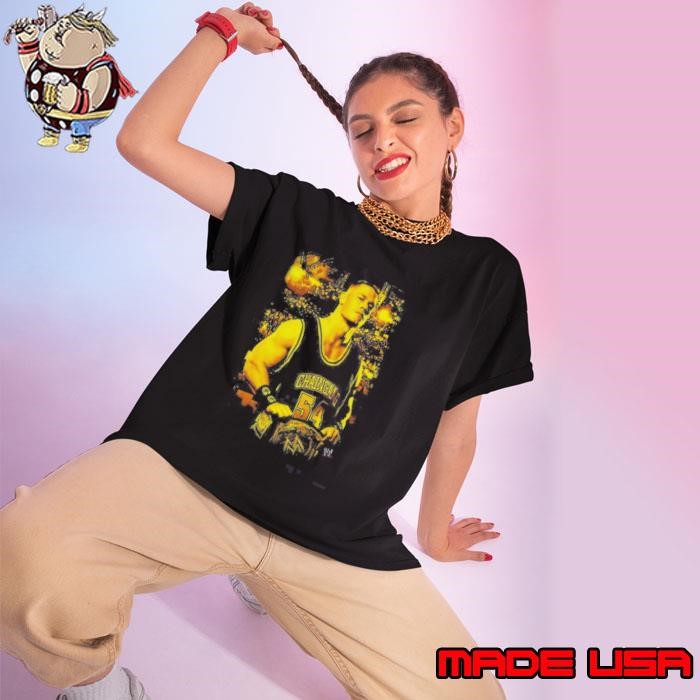 John Cena Gold Farewell Tour WWE Mitchell And Ness 2025 Ladies tee
