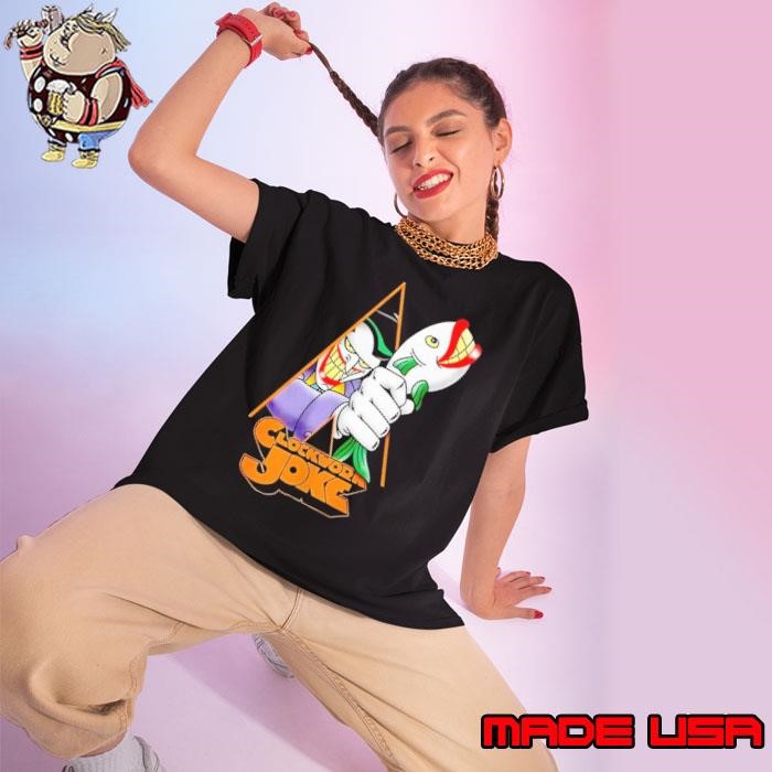 Joker X A Clockwork Orange A Clockwork Joke Ladies tee