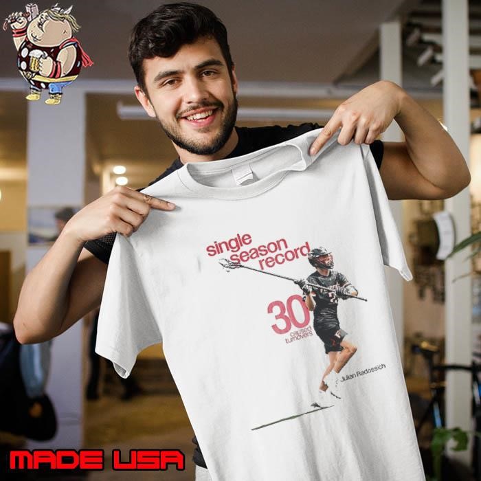 Julian Radossich Single Season Record 30 Caused Turnovers Unisex