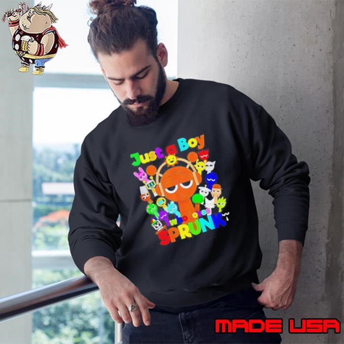 Just A Boy Who Loves Sprunki Sweatshirt