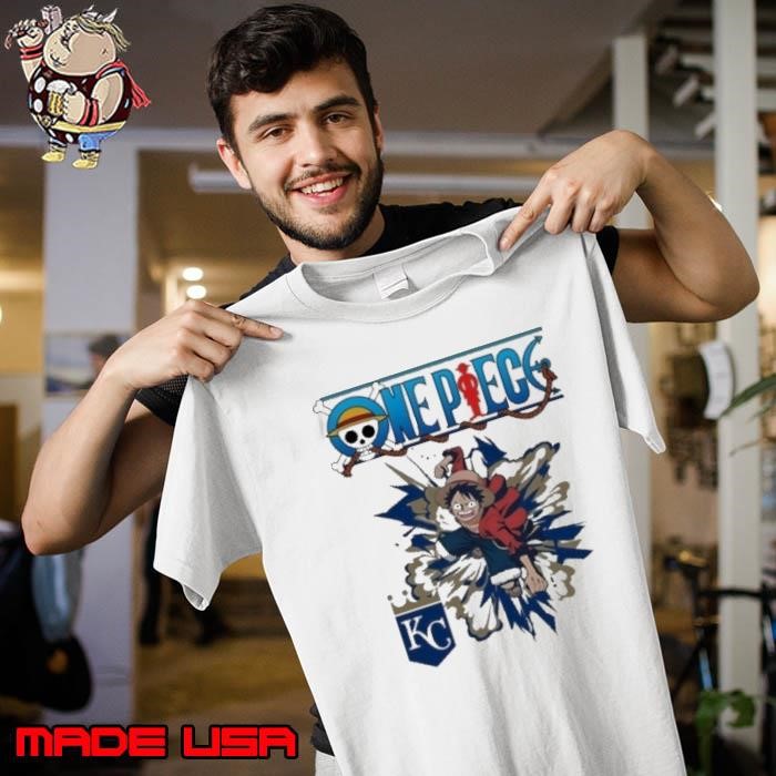 Kansas City Royals One Piece Monkey D Luffy Unisex