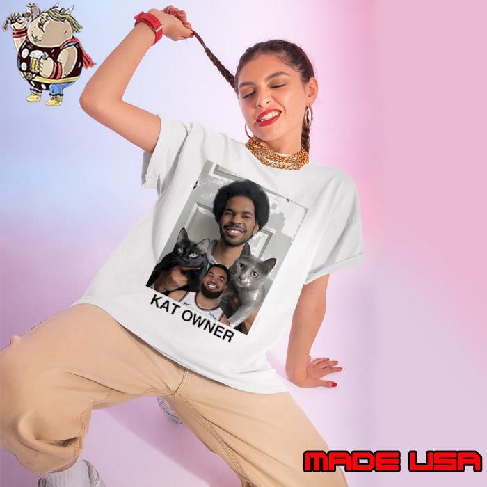 Kat Owner Jarrett Allen and cats Ladies tee