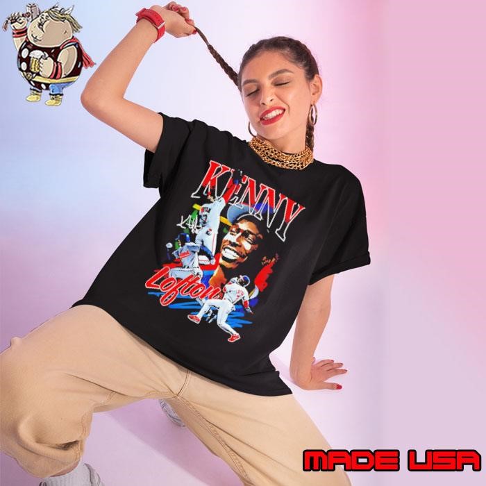 Kenny Lofton six time All Star MLb graphic signature Ladies tee