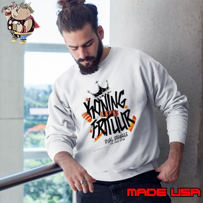King Frituur Dual Damage Live Laugh Friture 2025 Sweatshirt
