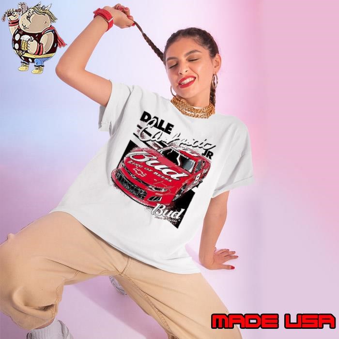 Lamar Jackson Dale Jr Cars Tour Bud king of beer Ladies tee