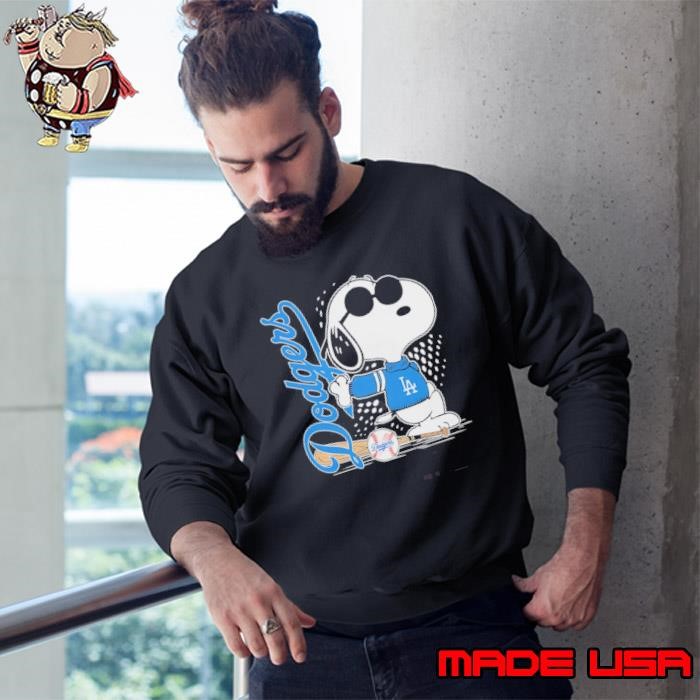 Los Angeles Dodgers X Snoopy Pose Sweatshirt
