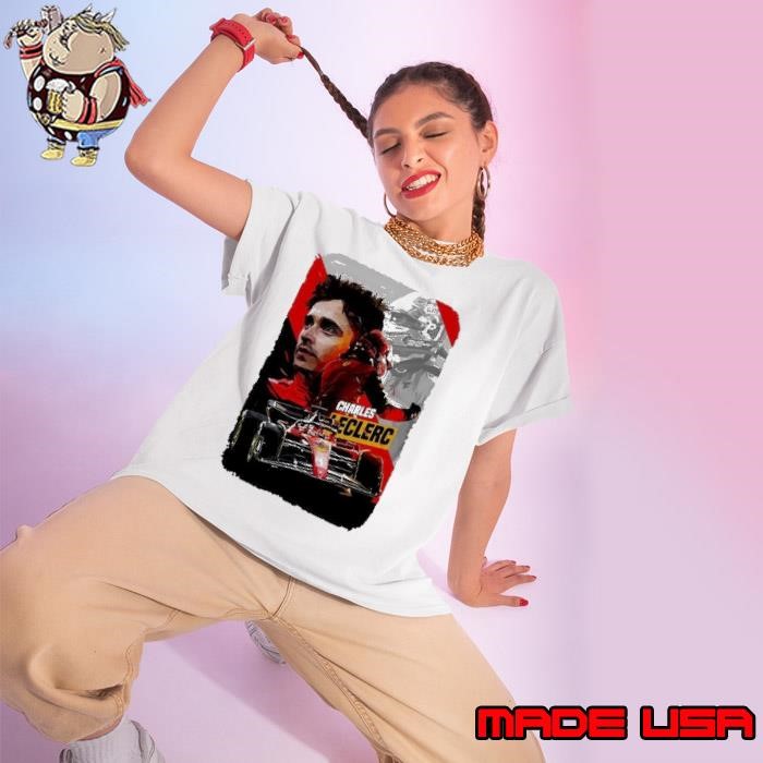 Low Poly Charles Leclerc Game Ladies tee