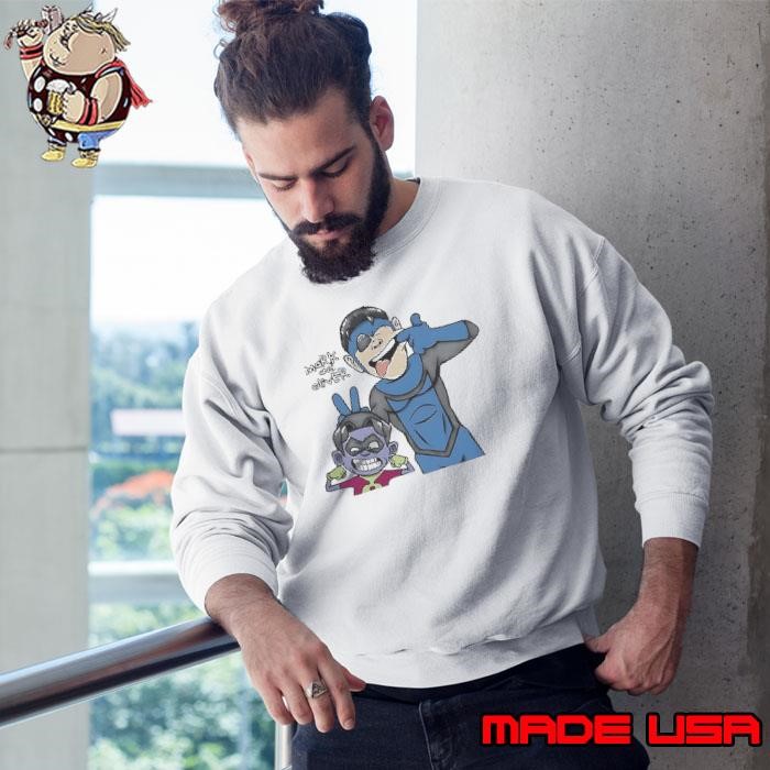 Mark And Oliver Invincible X Calvin And Hobbes Mark And Oliver Sweatshirt