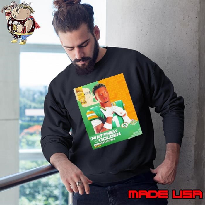 Matthew Golden Green Bay Packers 2025 NFL Draft art Sweatshirt