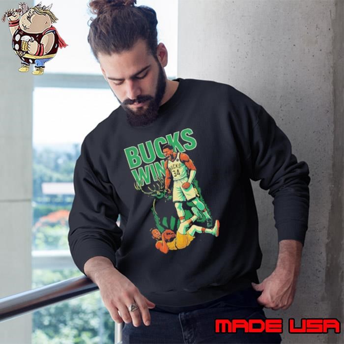 Milwaukee Bucks beat Indiana Pacers Bucks win NBA Sweatshirt