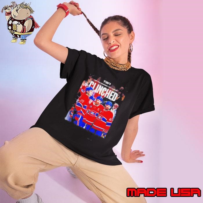 Montreal Canadiens 2025 Playoffs Clinched Ladies tee
