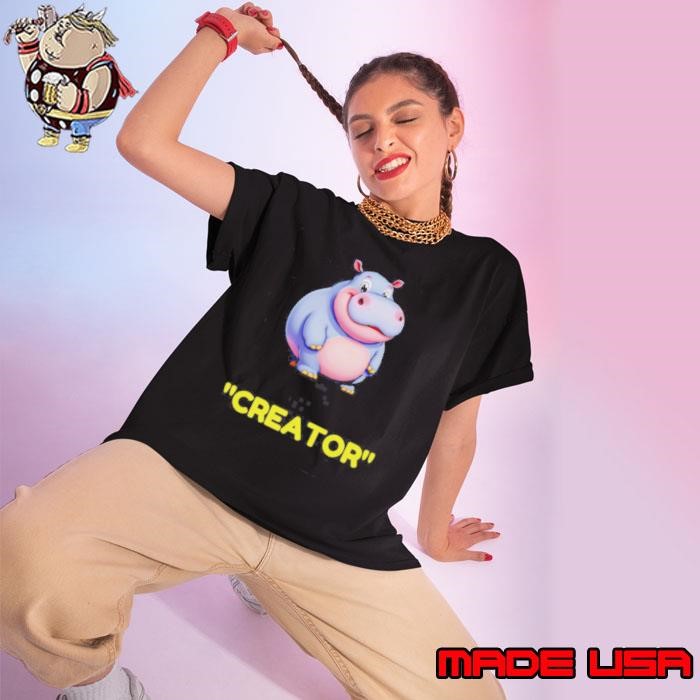 Moo Deng Creator Funny Ladies tee