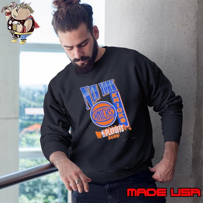 New York Knicks Youth 2025 NBA Playoffs Hype Sweatshirt
