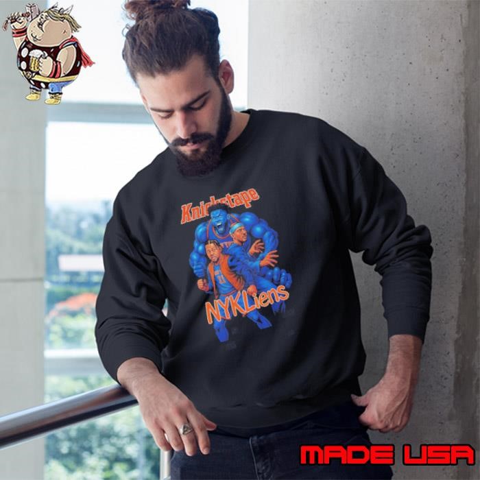 New York Knicks tape NYK Liens cartoon graphic poster Sweatshirt