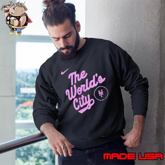 New York Mets The World’s City 2025 City Connect Sweatshirt