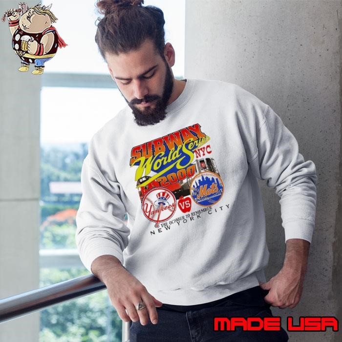 New York Yankess vs New York Mets Subway World Series 2000 Sweatshirt