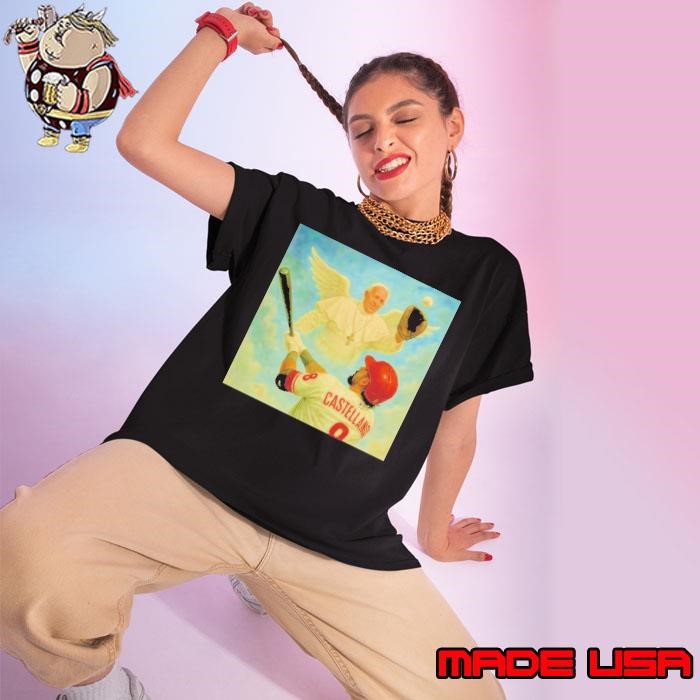 Nick Castellanos Pope Francis home run Ladies tee
