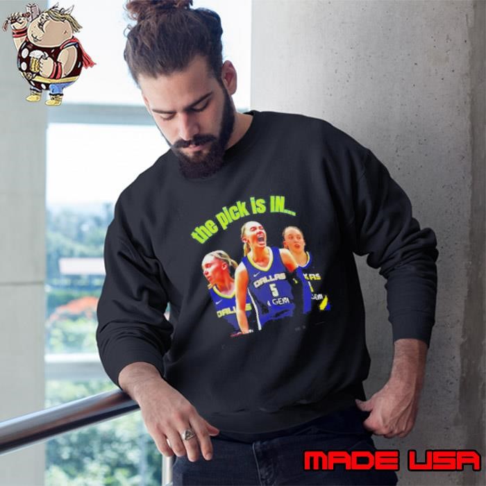 Paige Bueckers Dallas Wings The Pick Is In Sweatshirt