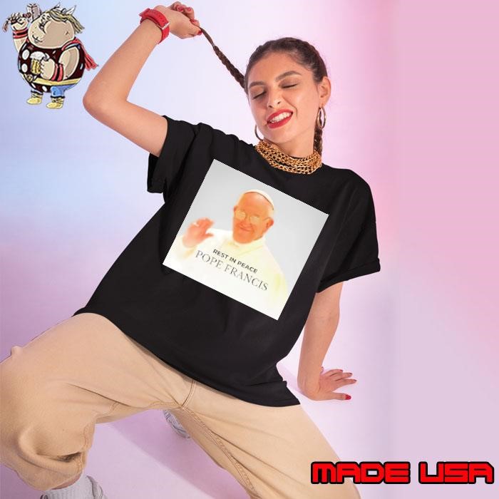 Pope Francis rest in peace Ladies tee