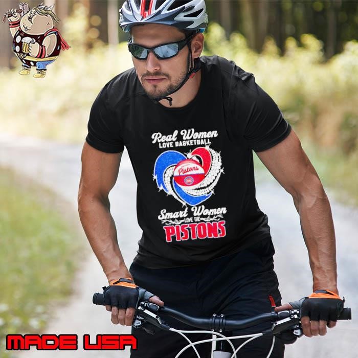 Real women love basketball smart women love the Pistons diamond Unisex