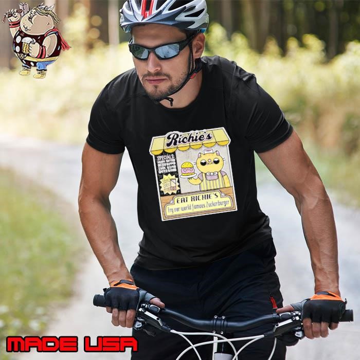 Richie’s eat Richie’s try our world famous Zuckerburger cartoon Unisex