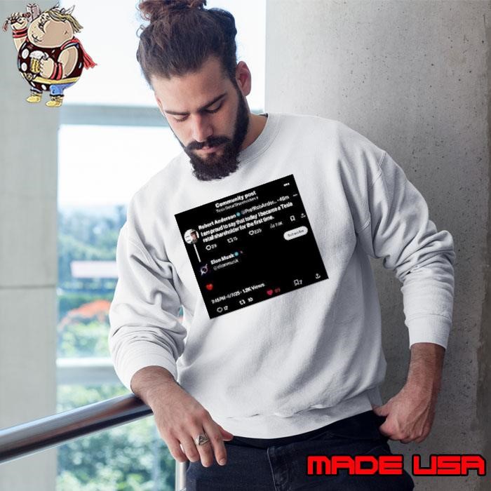 Robert Anderson I am proud to say that today Sweatshirt