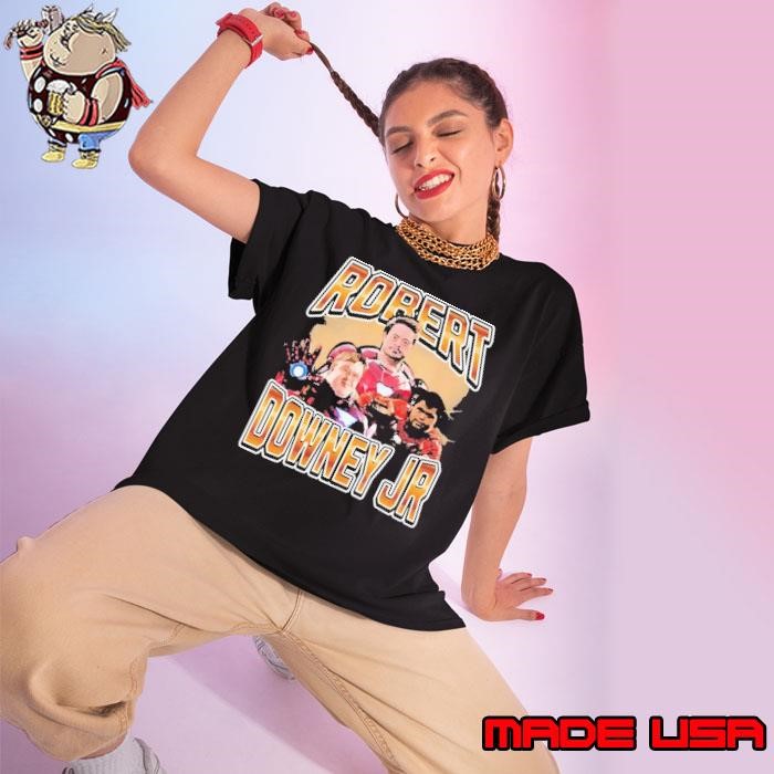Robert Downey Jr Iron Man Tony Stark Ladies tee