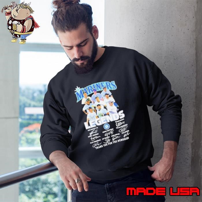Seattle Mariners Legends thank you for the memories signature Sweatshirt