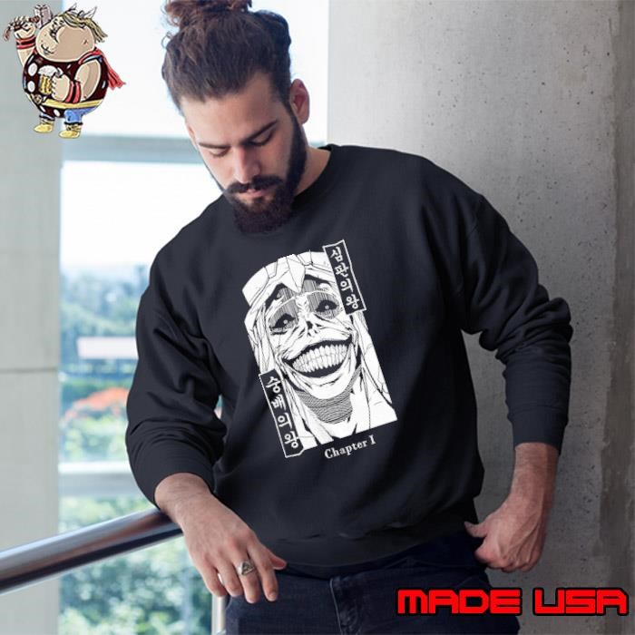 Shadow monarch statue horror dark fantasy legend solo leveling Sweatshirt