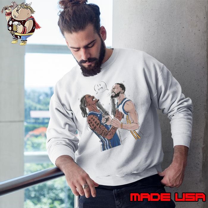 Shooter Stephen Curry Warriors Vs. Shooter Ja Morant Grizzlies Id Win Painting 2025 Sweatshirt