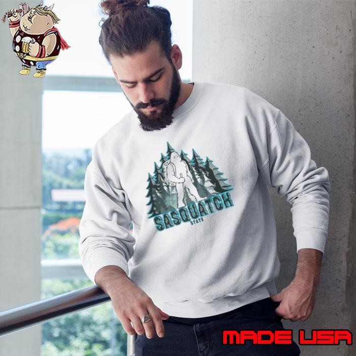 Sickos Committee Sasquatch State Logo 2025 Painting Sweatshirt