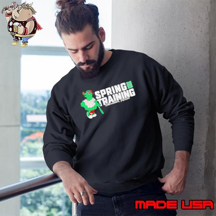 Spring Training 2025 Philadelphia Phillies mascot Clearwater Florida Sweatshirt