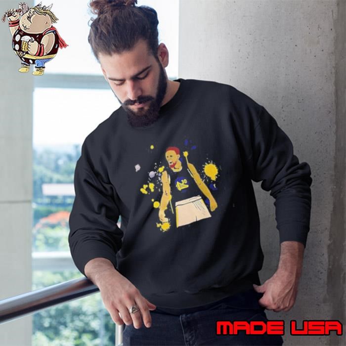 Stephen Curry Golden State Warriors basketball cartoon Sweatshirt