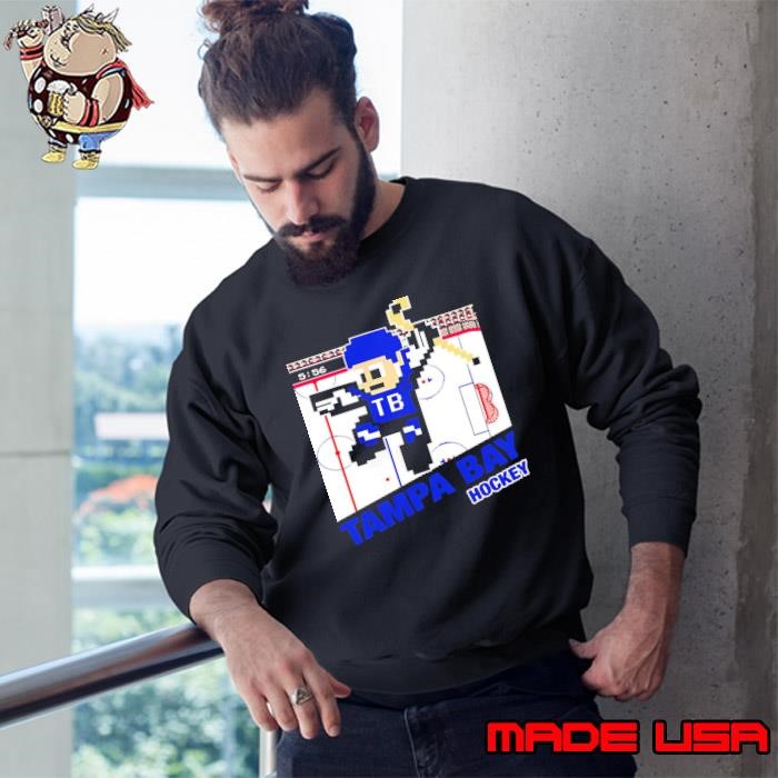Tampa Bay hockey 8-bit cartoon Sweatshirt